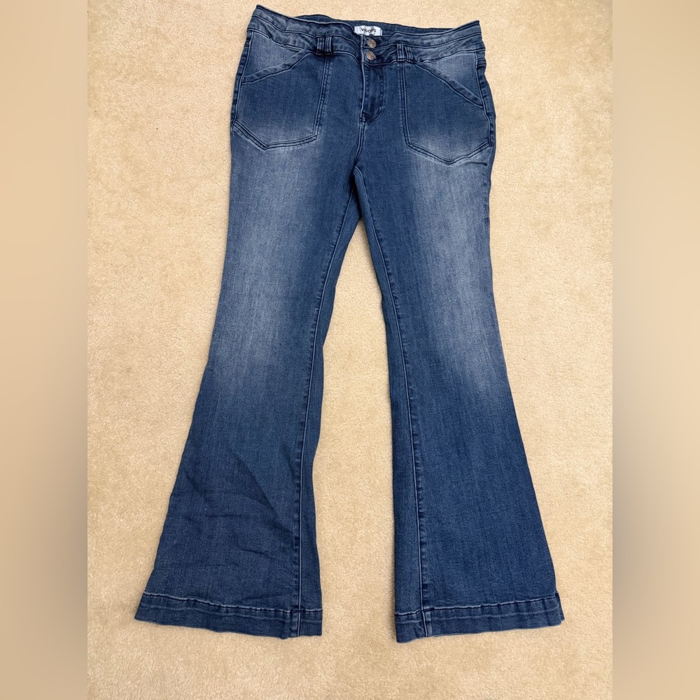 Vigoss Medium Blue Flare Jeans